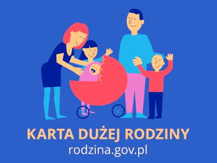 Grafika Karta Dużej Rodziny